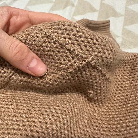 J crew Cotton honeycomb knit half-zip - Picture 5 of 5